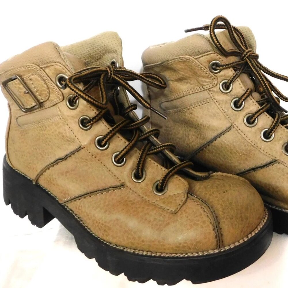 Canyon River Blues Women's Size 8M Hiking Boots JOEL Light Brown Heel and Laces